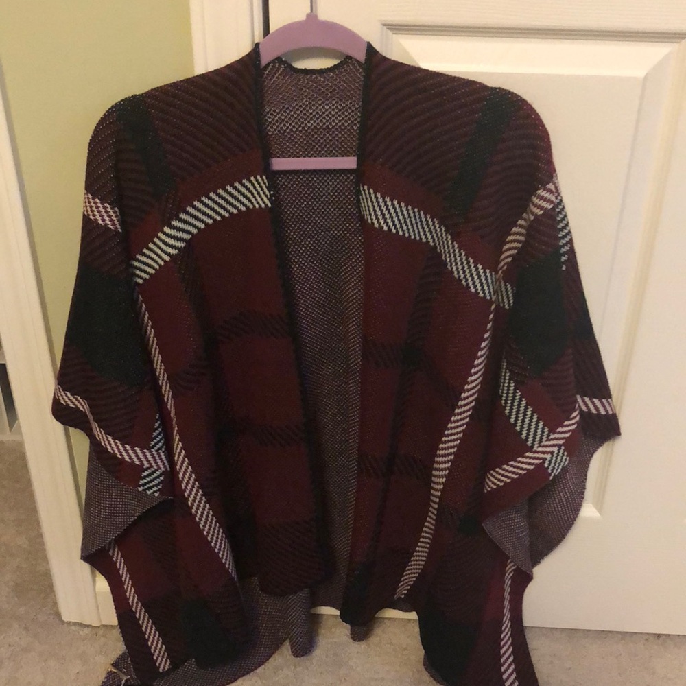Plaid shawl
